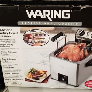 Rotisserie Turkey fryer/ steamer